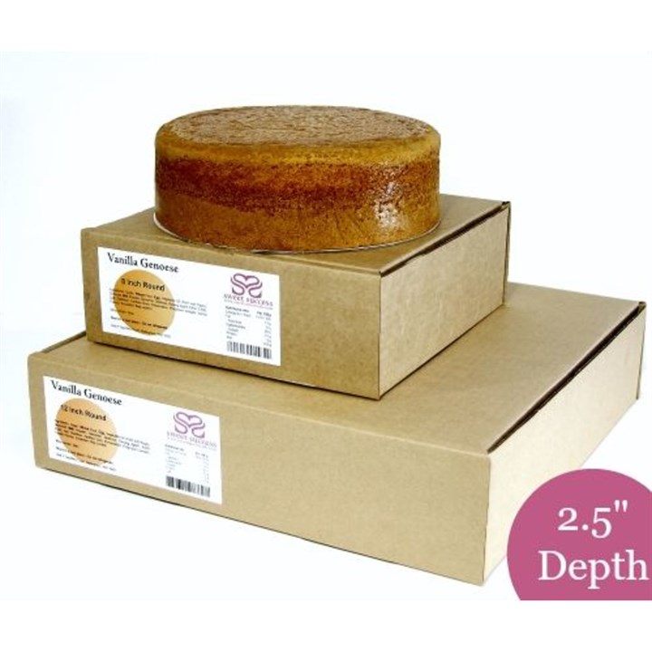 Vanilla Genoese Sponge Cake – Round – 10”