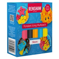 Renshaw Ready To Roll Sugarpaste Icing - Multipack - Neons