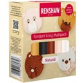 Renshaw Ready To Roll Sugarpaste Icing - Multipack - Naturals