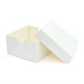 10" White Cake Box & Lid - single