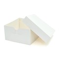12" White Cake Box & Lid - single