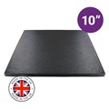 Culpitt Premium 10'' Square Black Cake Board