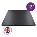 Culpitt Premium 12'' Square Black Cake Board