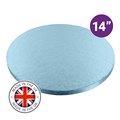 Culpitt Premium 14'' Round Light Blue Cake Board