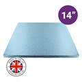 Culpitt Premium 14'' Square Light Blue Cake Board