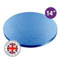 Culpitt Premium 14'' Round Dark Blue Cake Board