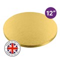 Culpitt Premium 12'' Round Gold Cake Board