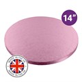 Culpitt Premium 14'' Round Light Pink Cake Board