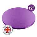 Culpitt Premium 12'' Round Light Purple Cake Board