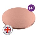 Culpitt Premium 14'' Round Rose Gold Cake Board