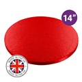 Culpitt Premium 14'' Round Red Cake Board