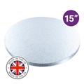 Culpitt Premium 15'' Round Silver Cake Board