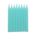100 Light Blue Candles 51mm