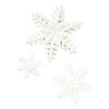 Snowflake Sugar Pipings - Pack of 120