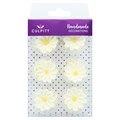 Culpitt White Daisy Sugar Decorations - Pack of 12