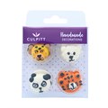 Culpitt Endangered Animals Sugar Cake Decorations - Pack of 12