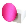12" Round Cerise Cake Drum Board & White Cake Box Combo