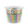 25 Rainbow Baking Cases & Sprinkle Pod