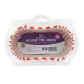 40 1lb Loaf Liners - Red Stripe