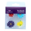 Culpitt Assorted Daisy Collection Sugar Decorations - 14 pieces