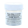 Sugarflair Lustre Dusting Powder - Dark Silver (25g)