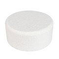 Round Bevelled Edged Polystyrene Cake Dummy - 8"
