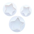 Cake Star Large Star cutters - Set of 3