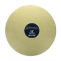 12" Pale Gold Satinara Round Cake Board - Single
