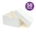 11"  White Cake Box and Lid - Pack of 50