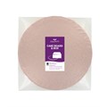 10" Round Rose Gold Cake Drum Board & White Cake Box Combo