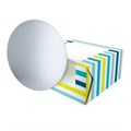 Teal Stripes 10" Windowed Cake Box and 3mm Cake Card From Baked With Love