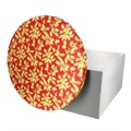 12" Round Christmas Cake Board and Box Combo - Red