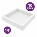 14" Window Cake Box Lid - 10 Pack