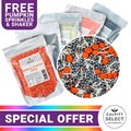 Culpitt Select Halloween Sprinkle Bundle - Includes FREE Pumpkins & Shaker!