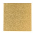 Bulk Pack - Square Gold Cake Drum Board - 12" - Pack of 5
