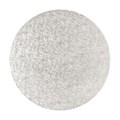 Round Hardboard Silver Cake Board - 10" - Pack of 10