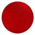 Bulk Pack - Round Red Cake Drum Board - 8" - Pack of 5