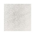 Bulk Pack - Single Thick Square Silver Cake Card - 9" - Pack of 25