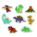 Dinosaur & Volcano Decorations - Pack Of 128