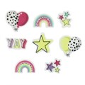 Pastel Rainbow Sugar Decorations - Pack Of 128