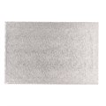 Oblong Silver Cake Drum Board - 10" x 8"