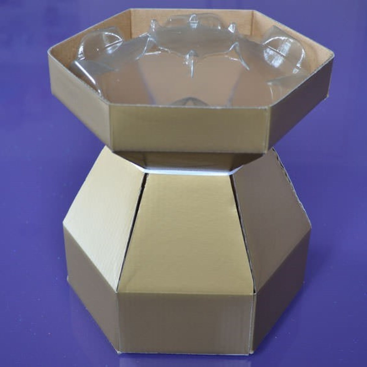 Purple Cupcakes - Cupcake Bouquet Box - Gold