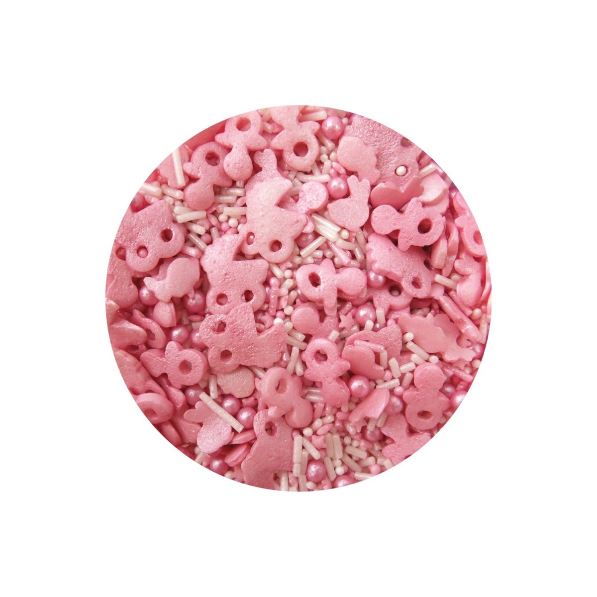 Sprinkletti Peek A Boo Pink Sprinkles 100g Sale Craft Company