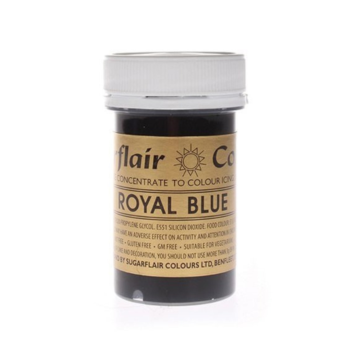 Sugarflair Spectral Food Colouring Paste - Royal Blue - 25g