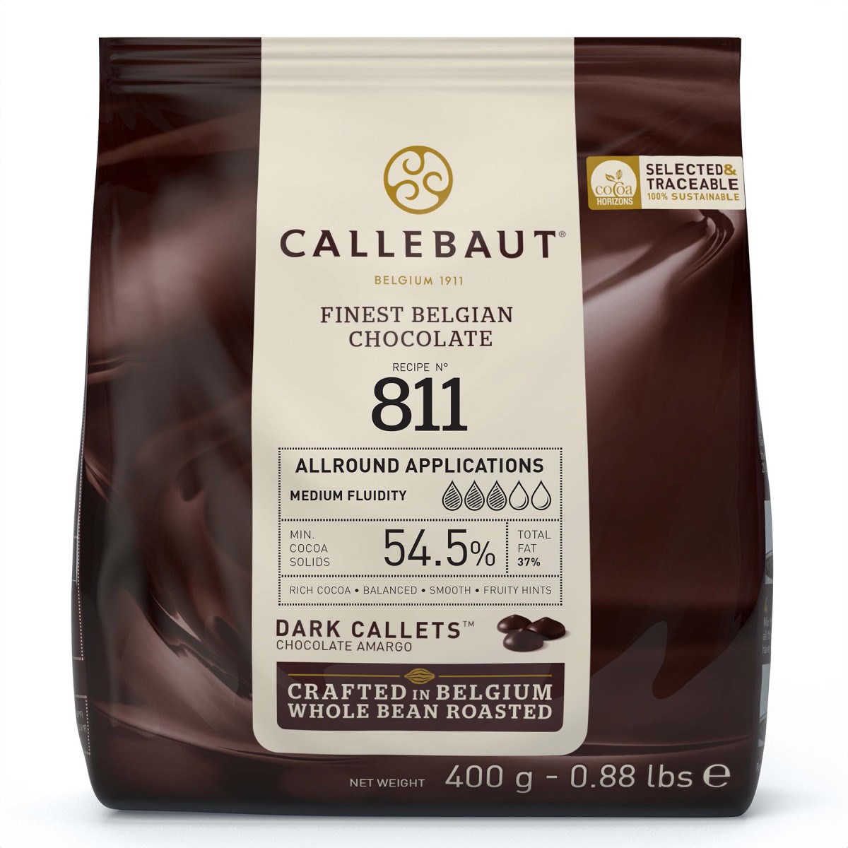 Callebaut Belgian Chocolate Dark 400g