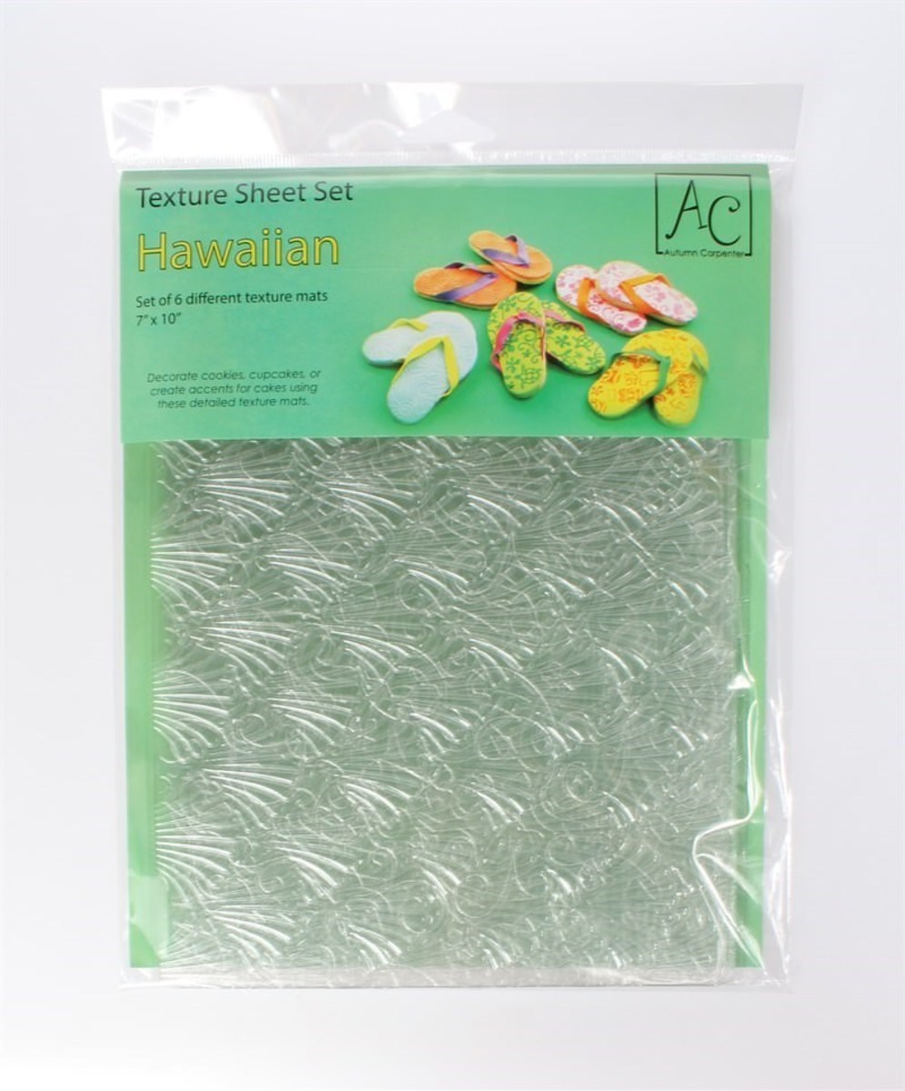 Texture Sheet Set Hawaiian Set of 6 Craft Company