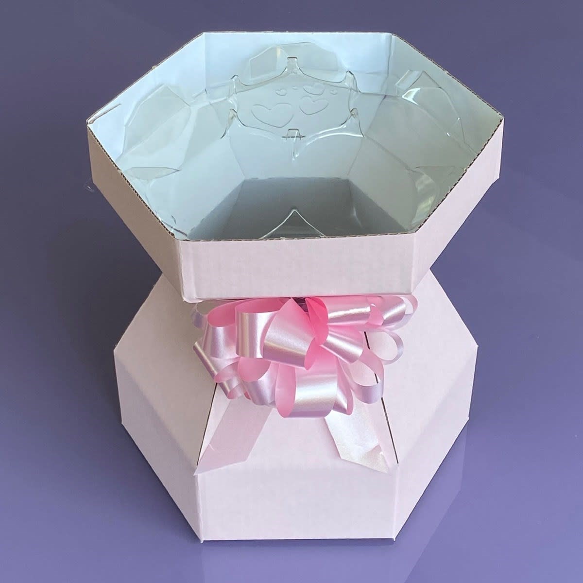 Purple Cupcakes - Cupcake Bouquet Box - Pink