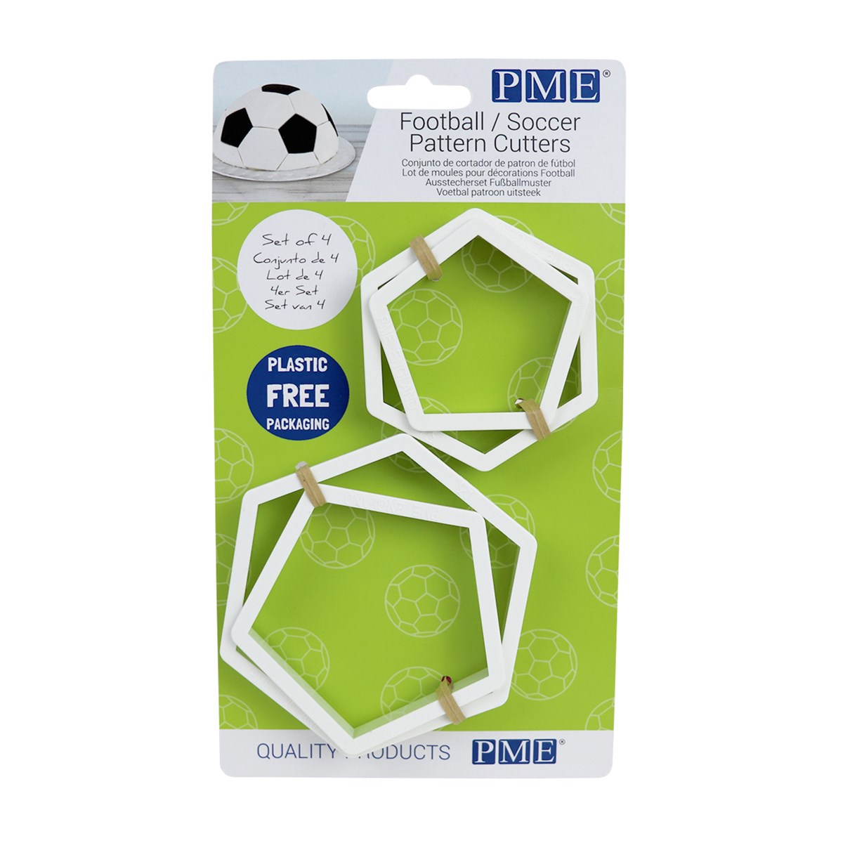 thumbnail image 2 of PME Set Of 3 Star Plastic Icing Cutters – Small, Medium, Large – Sugarcraft Decorating 2 of 6
