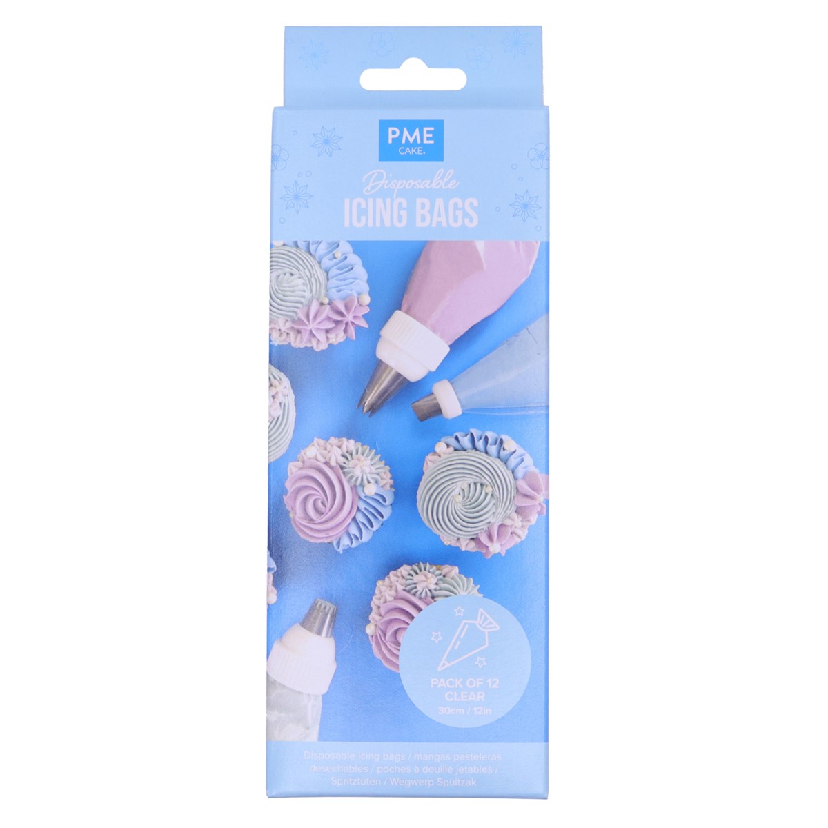PME 12" Disposable Piping Bags - Pack of 12