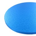 12" Round Dark Blue Cake Drum Board & White Cake Box Combo Alternative Image